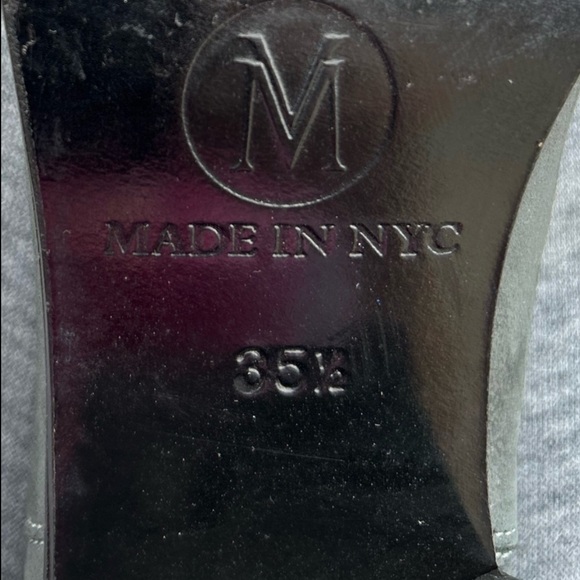 Modern Vice Genuine Leather Silver Boot Women’s Size 6 - Picture 4 of 5